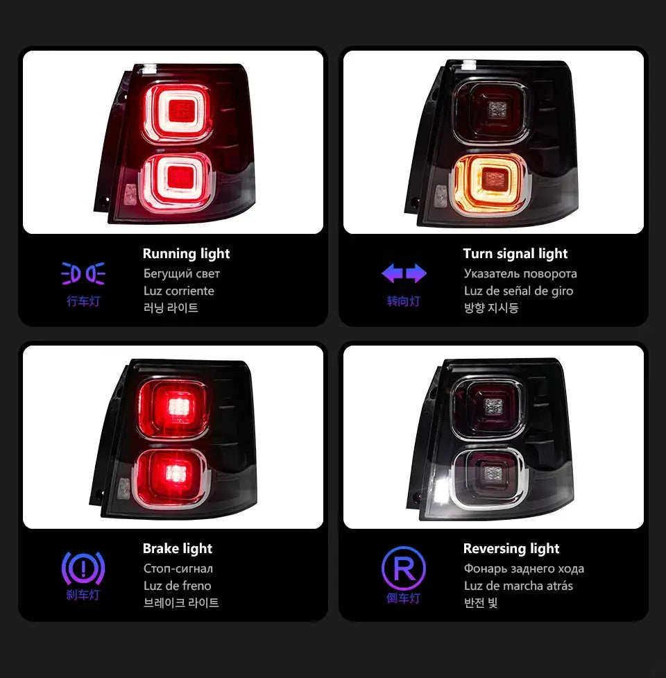 Car Styling Tail lamp light for Range Rover Sport Tail