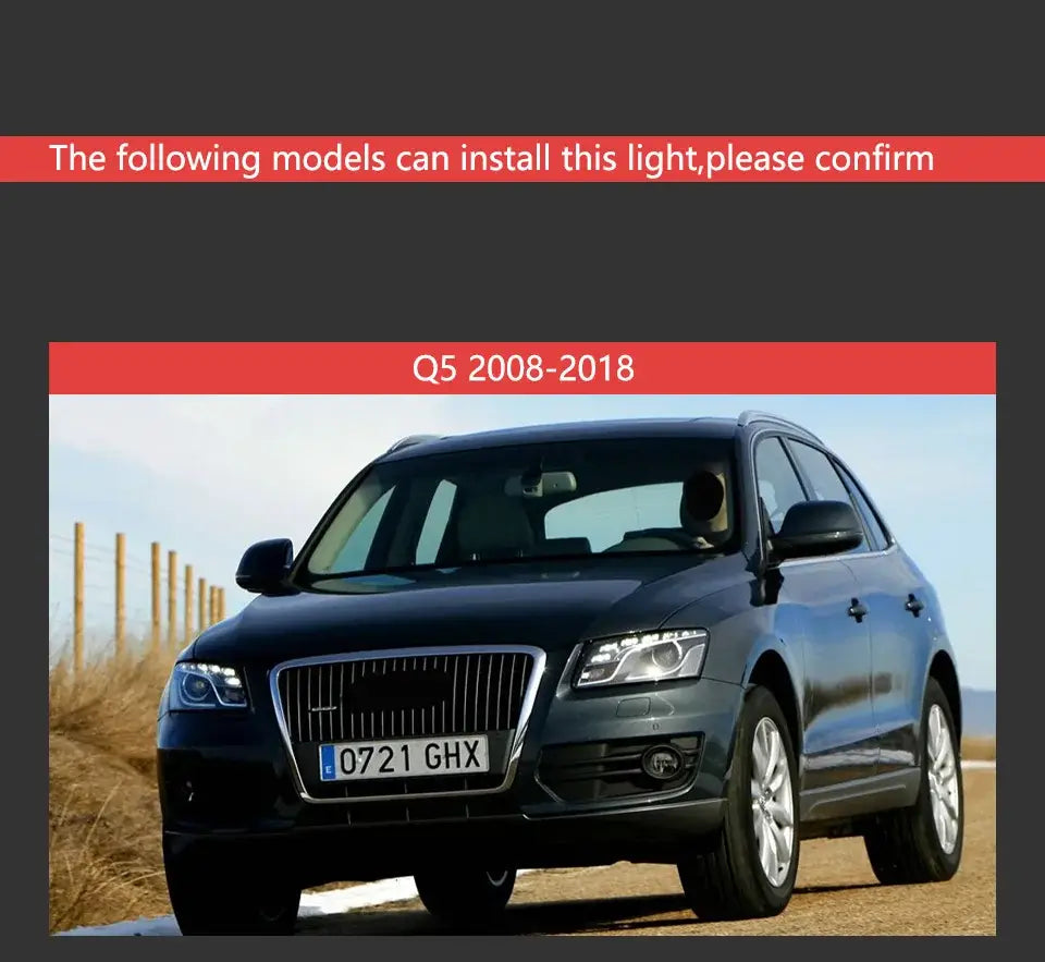 Audi Q5 Headlights 2009-2018 Q5 LED Headlight Projector Lens