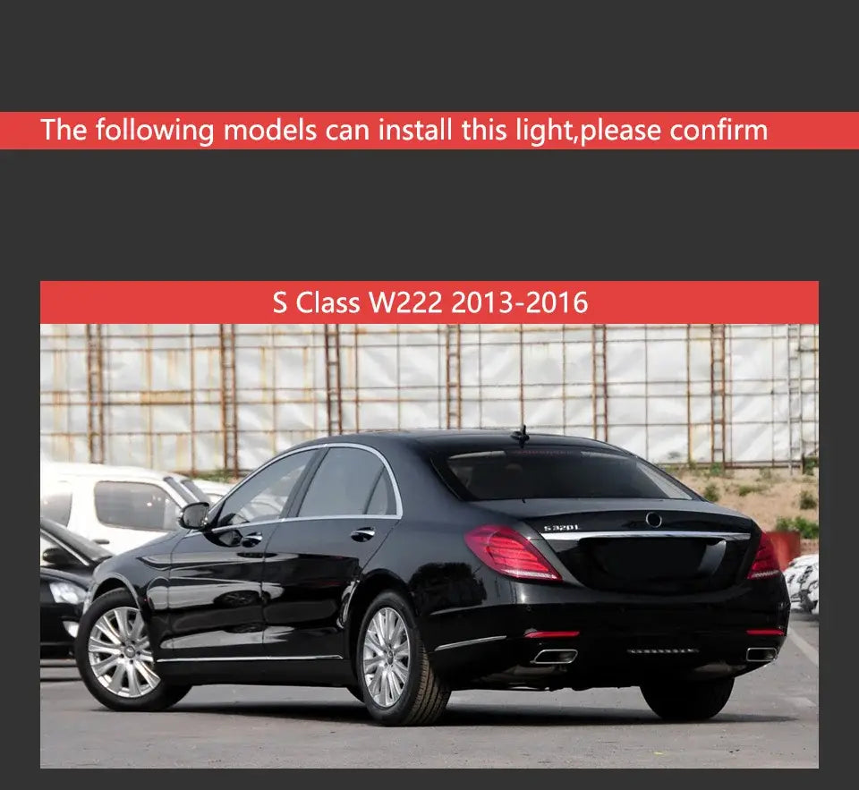 Car Lights for Benz W222 LED Tail Light 2013-2018 S350 S400