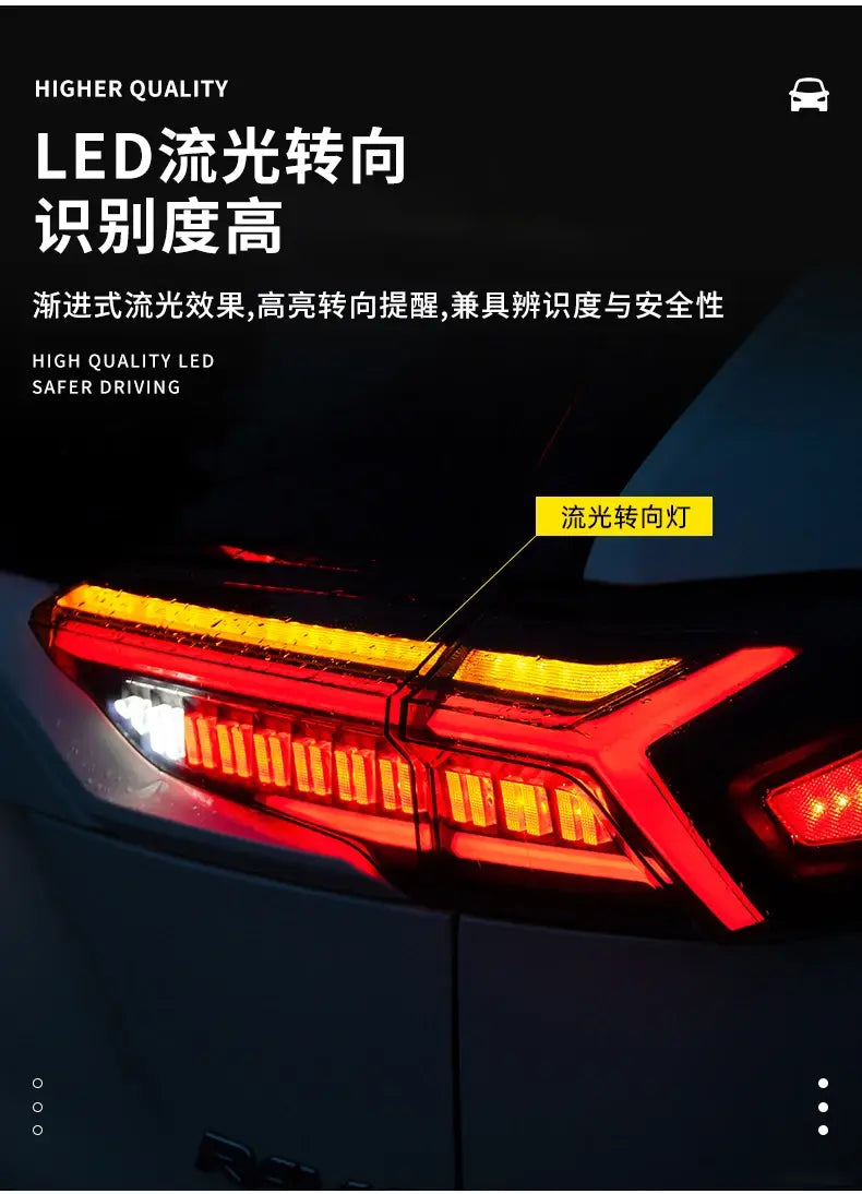 Car Styling Tail lamp light for Toyota RAV4 Tail Lights