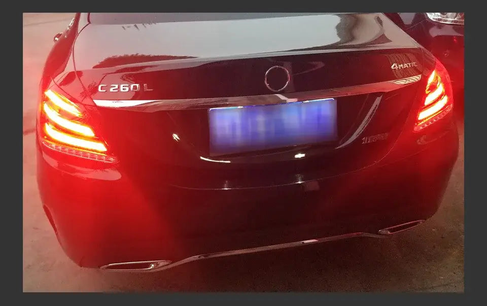 Car Lights for Benz W205 LED Tail Light 2014-2020 C180 C200