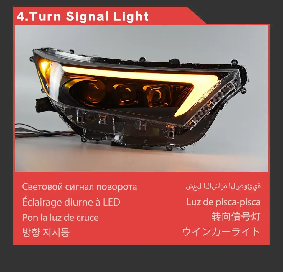 Car Styling Head lamp light for Toyota RAV4 Headlights