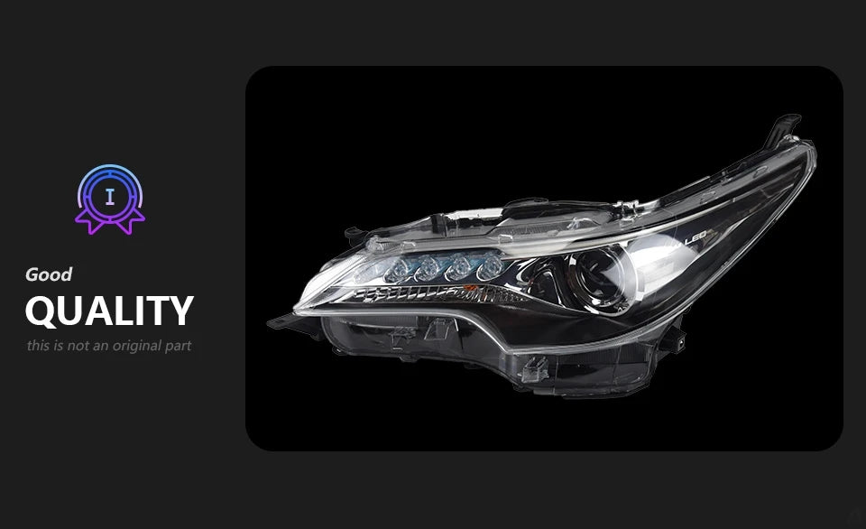 Toyota Fortuner Headlights 2016-2018 All LED Headlight LED