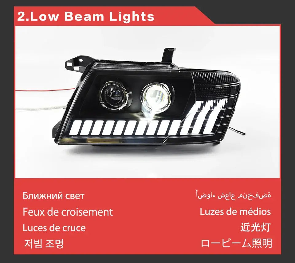 Car Lights for Mitsubishi Pajero V73 LED Headlight Projector