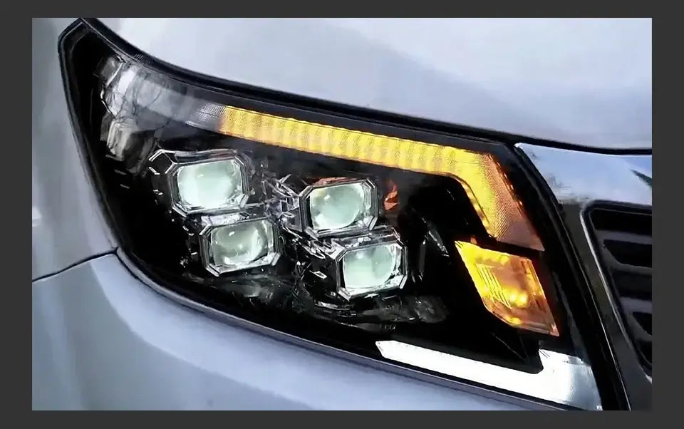 Car Styling Head lamp light for Navara Headlights 2014-2021