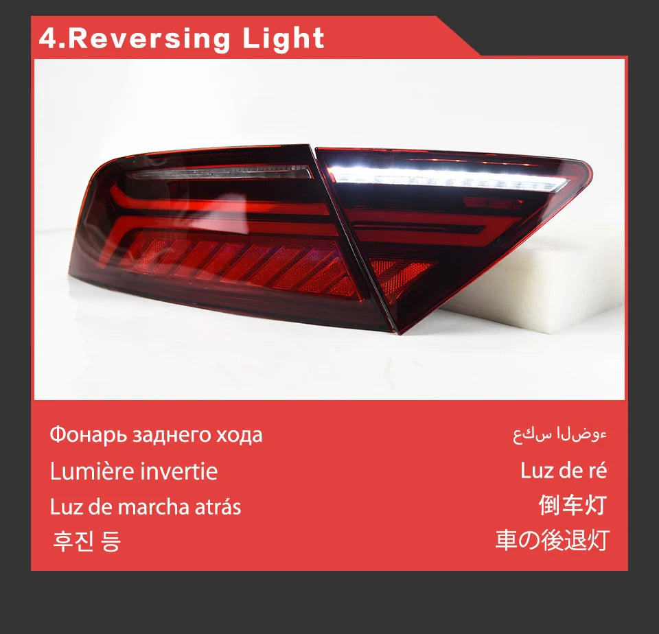 Audi A7 Tail Lights 2011-2018 RS7 LED Tail Light Rear lamp