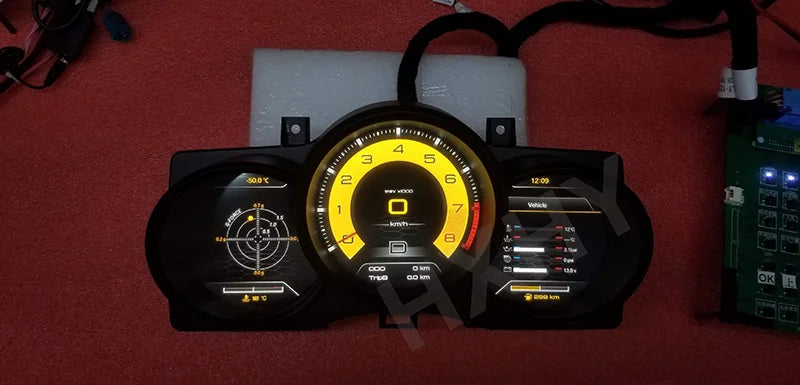 LCD Car Digital Cluster Instrument Cockpit for Porsche