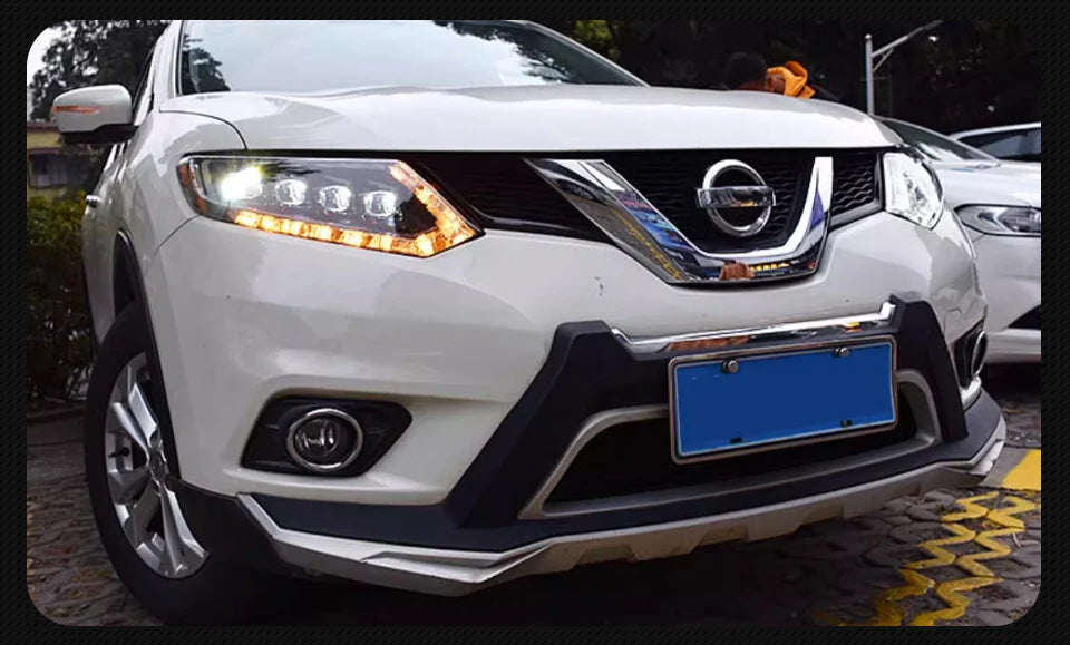 Car Styling Head Lamp for Nissan X-Trail Headlights 2014