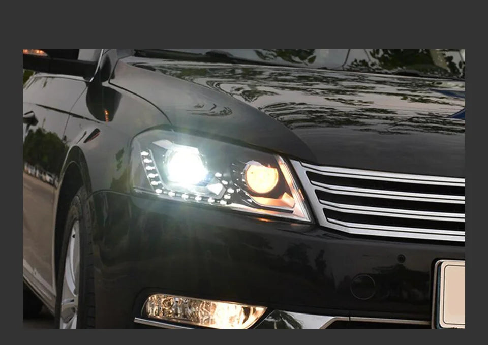 VW Passat B7 Headlight 2012-2016 Passat Europe LED DRL Hid