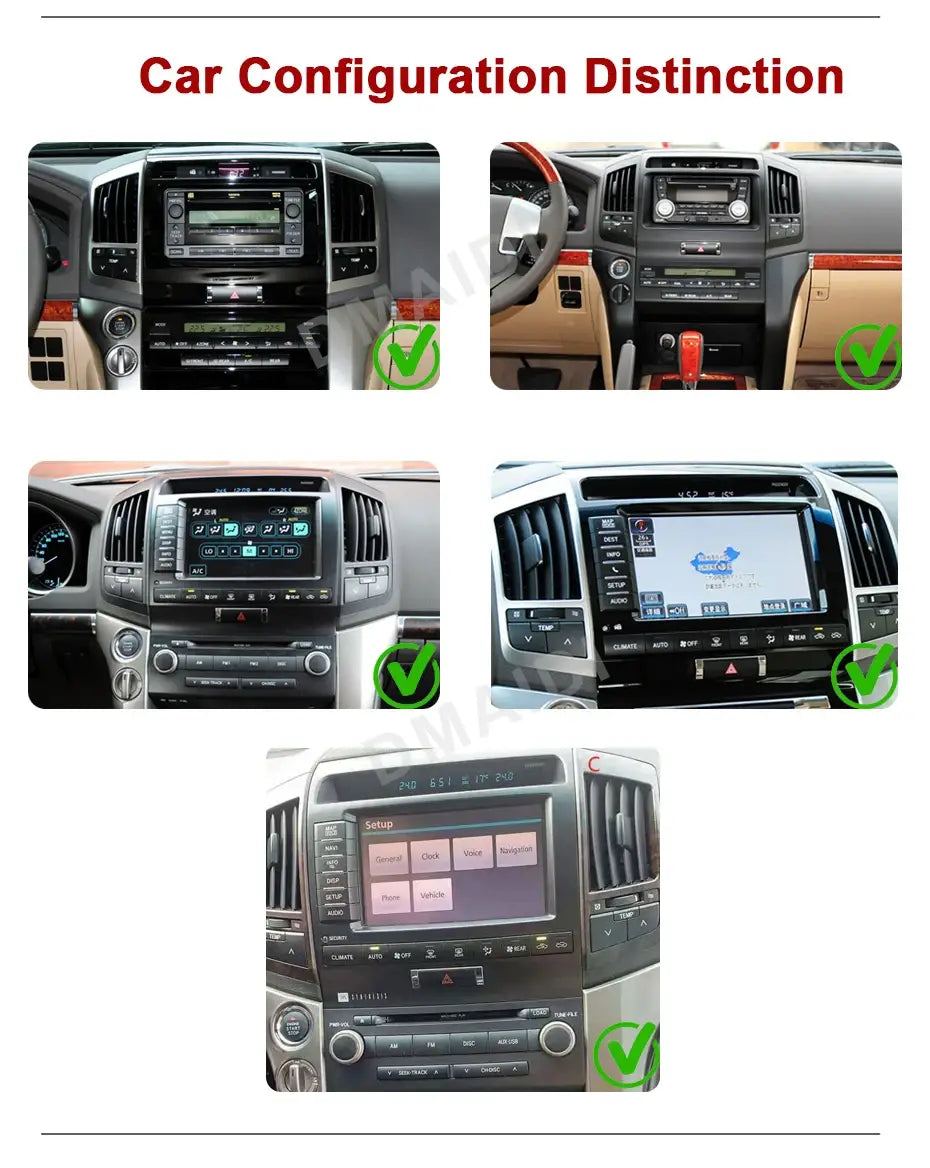 Android 11 Car Radio for Toyota Land Cruiser 200 LC200