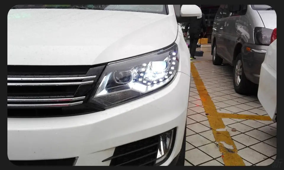 VW Tiguan Headlights 2013-2016 Tiguan LED Headlight DRL Hid