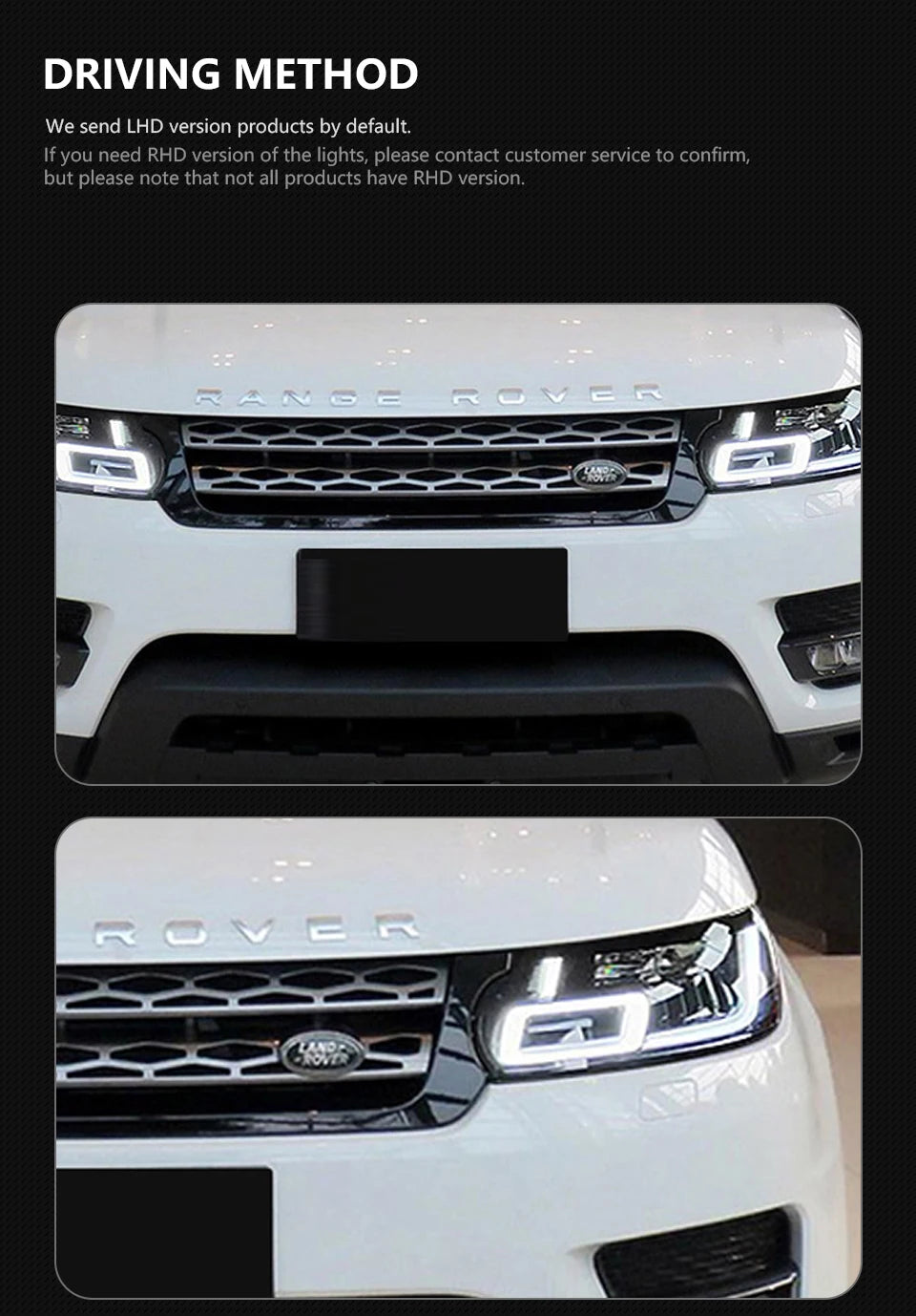 Car Lights for Range Rover Sport LED Headlight Projector