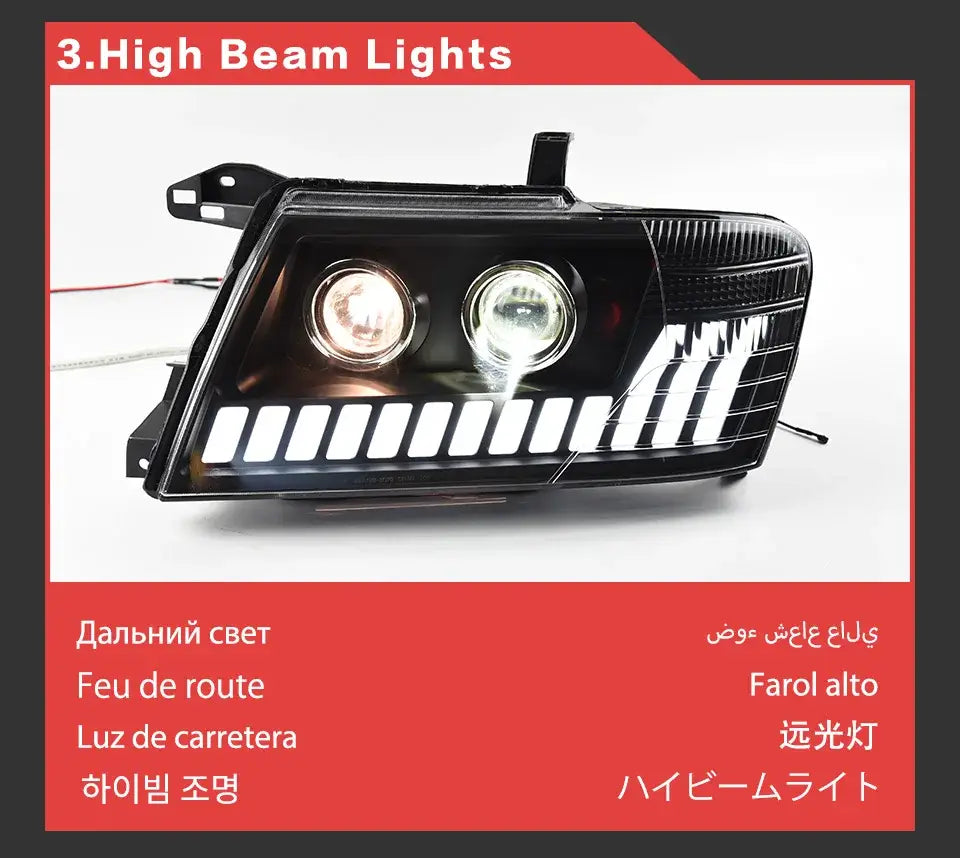 Car Lights for Mitsubishi Pajero V73 LED Headlight Projector