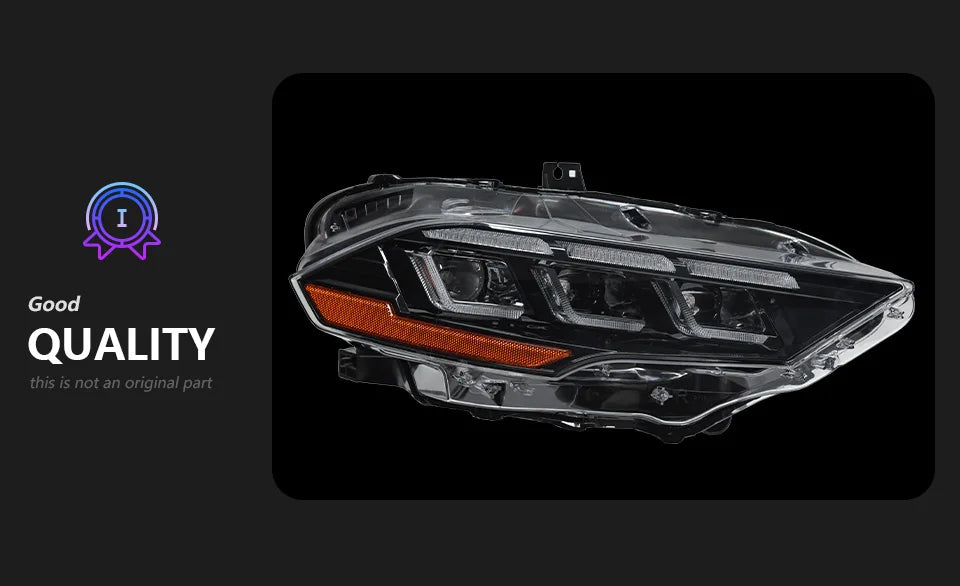 Car Styling Head lamp light for Ford Mustang Headlights