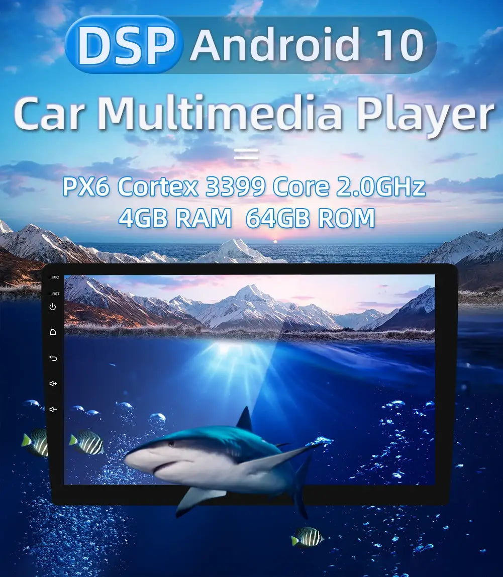 10’ Android 12 Player for Toyota Corolla Altis RHD