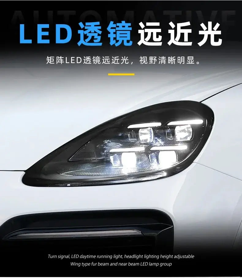 Car Lights for Porsche Cayenne LED Headlight 2019 - 2023