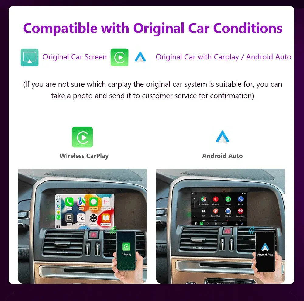 Apple Carplay Box For Volvo XC60 S60 V40 V60 XC70 XC90 S80