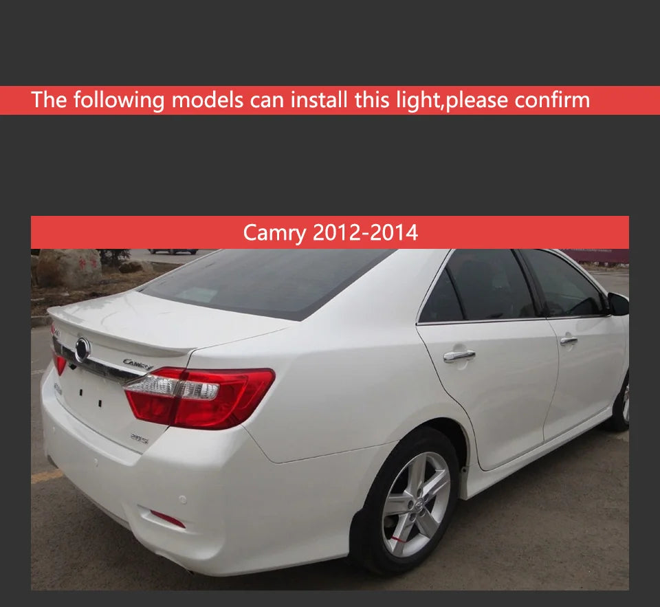 Toyota Camry Tail Lights 2012-2014 Camry V50 LED Tail lamp