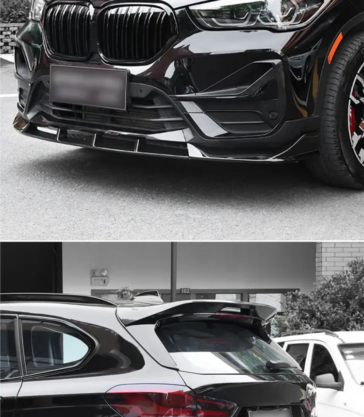 For BMW X1 Body Kit BMW F48 F49 Spoiler Front Lip Side