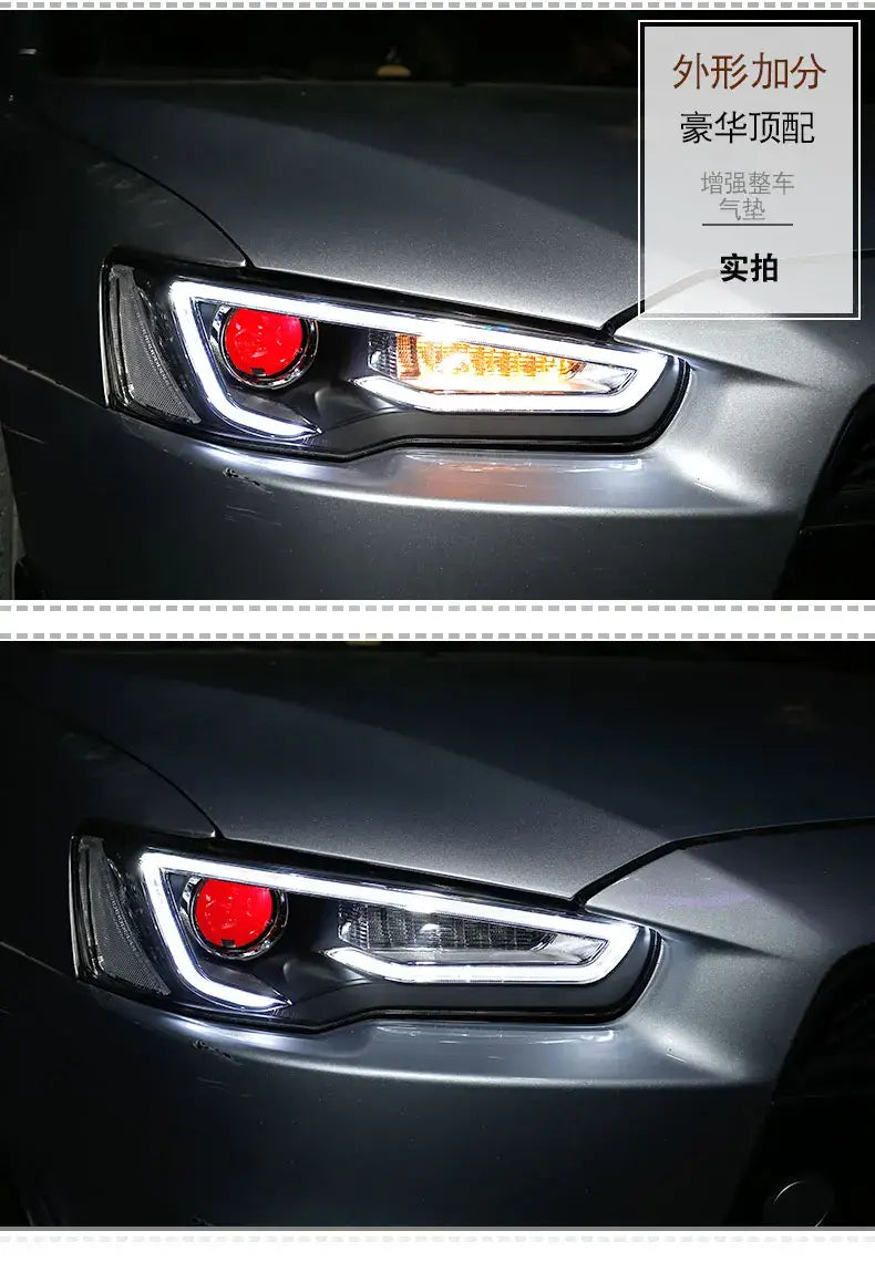 Mitsubishi Lancer Headlight 2008-2019 Lancer EX LED