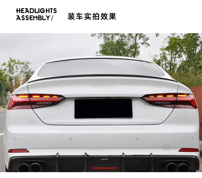 Car Lights for Audi A5 Tail lamp light 2017-2020 S5 LED Tail