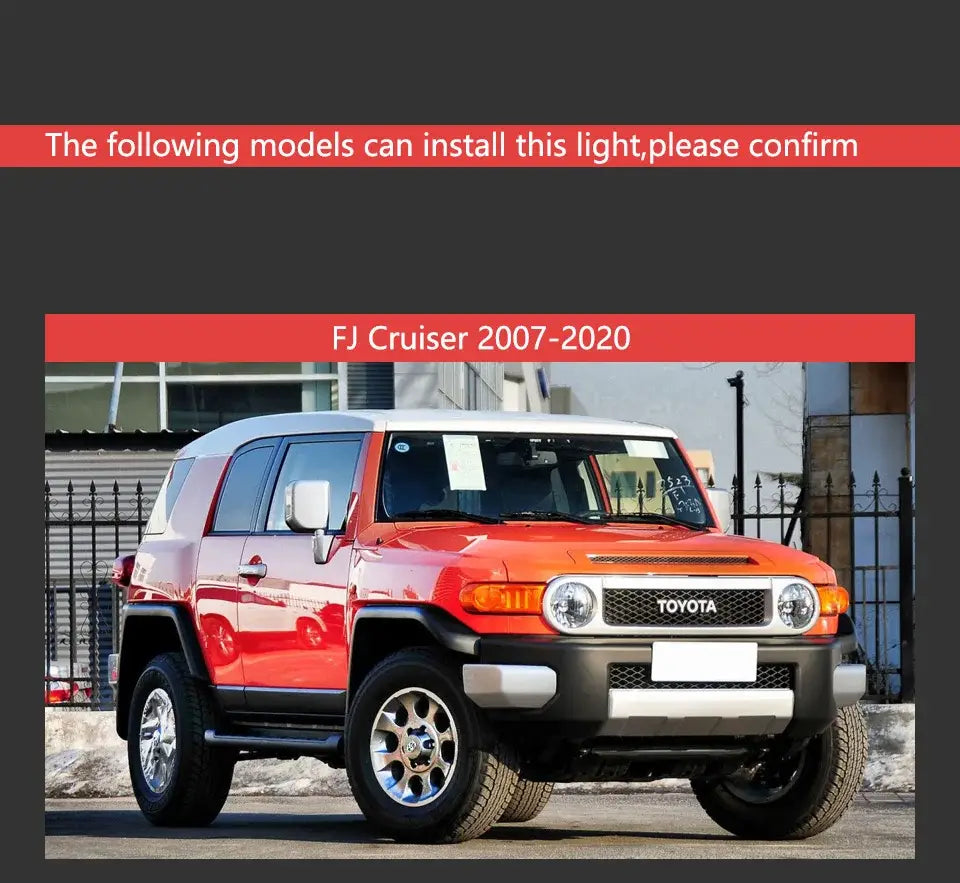 Car Styling Head lamp light for Toyota FJ Cruiser Headlights