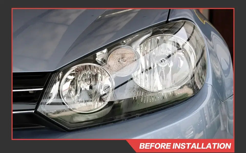 VW Golf 6 LED Headlight 2009-2012 R20 Design Golf LED DRL