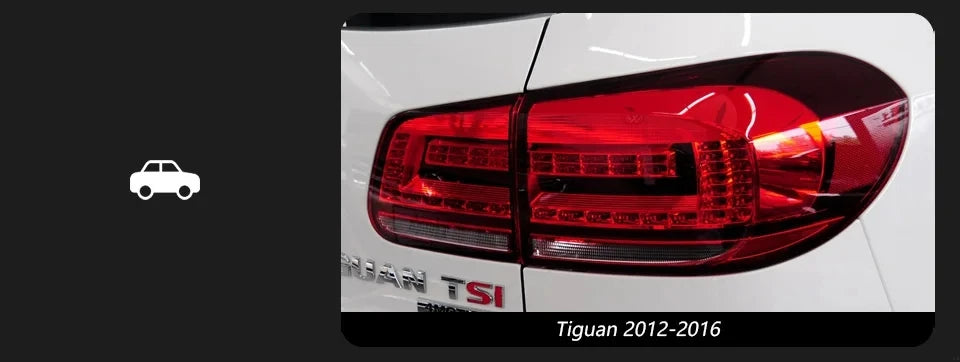 VW Tiguan Tail Lights 2012-2016 Tiguan LED Tail lamp light