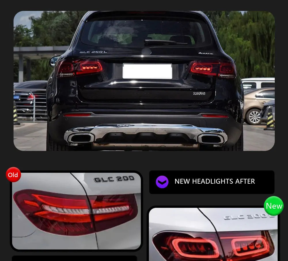 2020 Look Facelift LED Tail Lights for Mercedes - Benz Glc