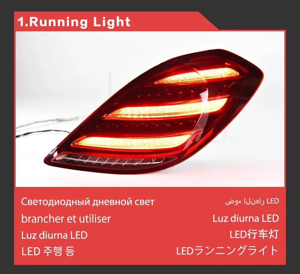 Car Lights for Benz W222 LED Tail Light 2013-2018 S350 S400