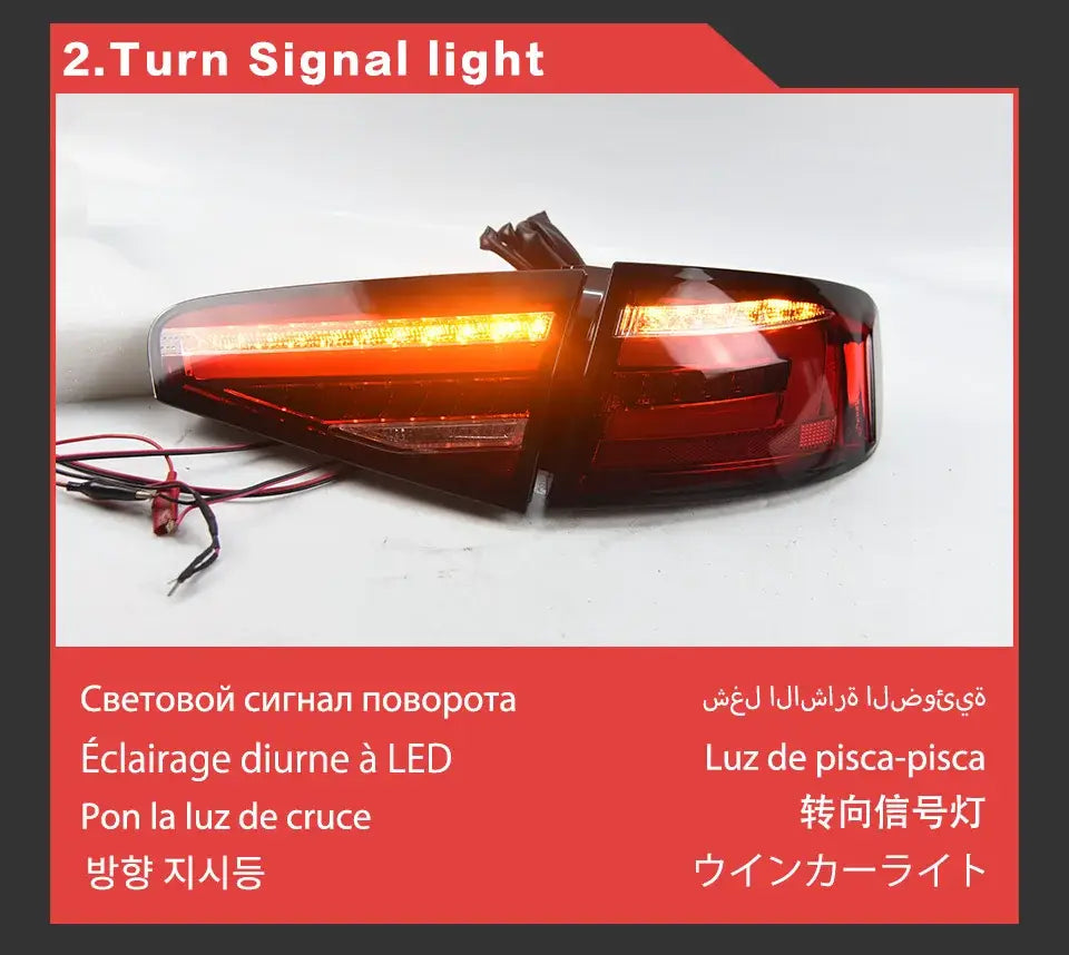 Audi A4 Tail lamp light 2013-2016 A4 Tail Light LED DRL