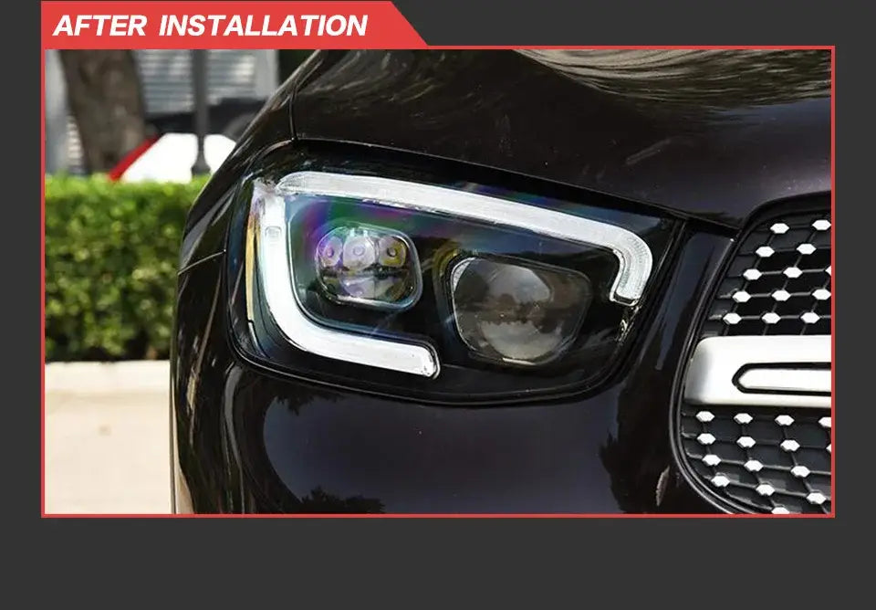 Car Styling Headlights for Benz GLC LED Headlight 2017-2022