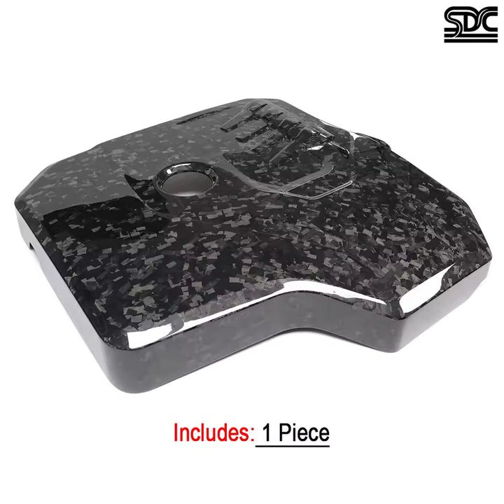 Real Dry Carbon Fiber B48 Hood Engine Cover For BMW G20 G30 530i G22 G42 2.0t Prepreg Dry Carbon Fibre Engine Compartment Trim