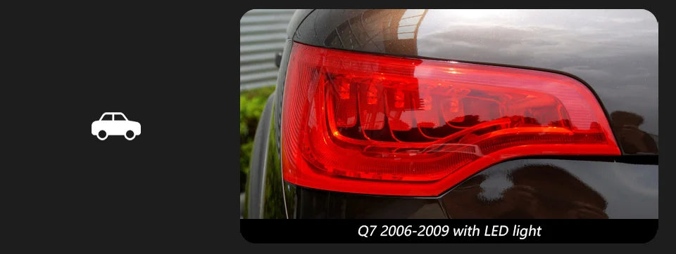 Taillight for Audi Q7 2006-2015 Tail Lights with Sequential