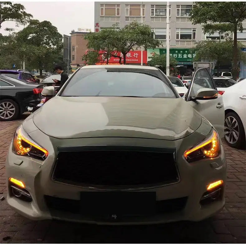 Car Lights for Infiniti Q50 LED Headlight Projector Lnes