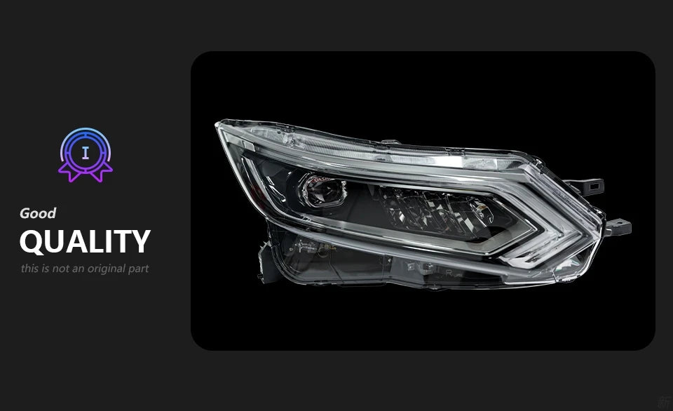 Car Styling Head lamp light for Dualis Headlight 2019-2020