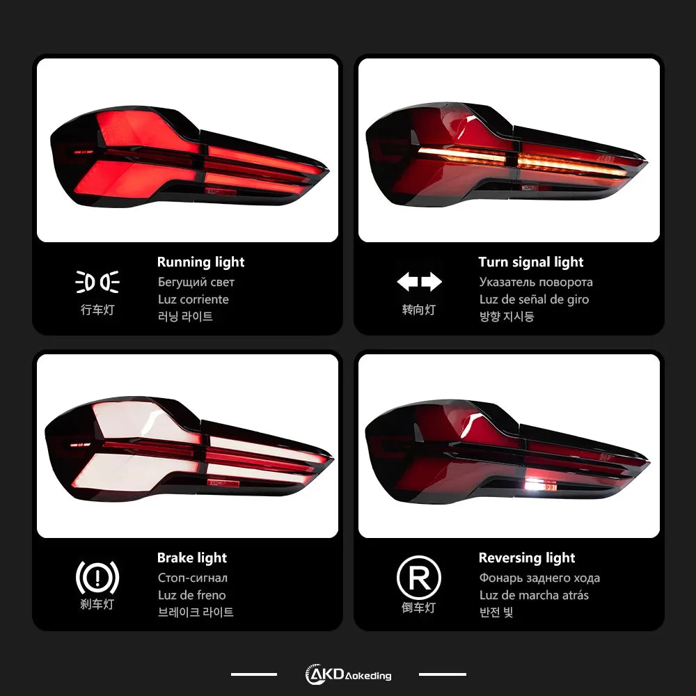 Car DRL LED Tail Light Assemblies For BMW X1 F48 2014-2023 Auto Fog DRL Brake Turn Signal Lamp Plug and Play - AliExpress 34