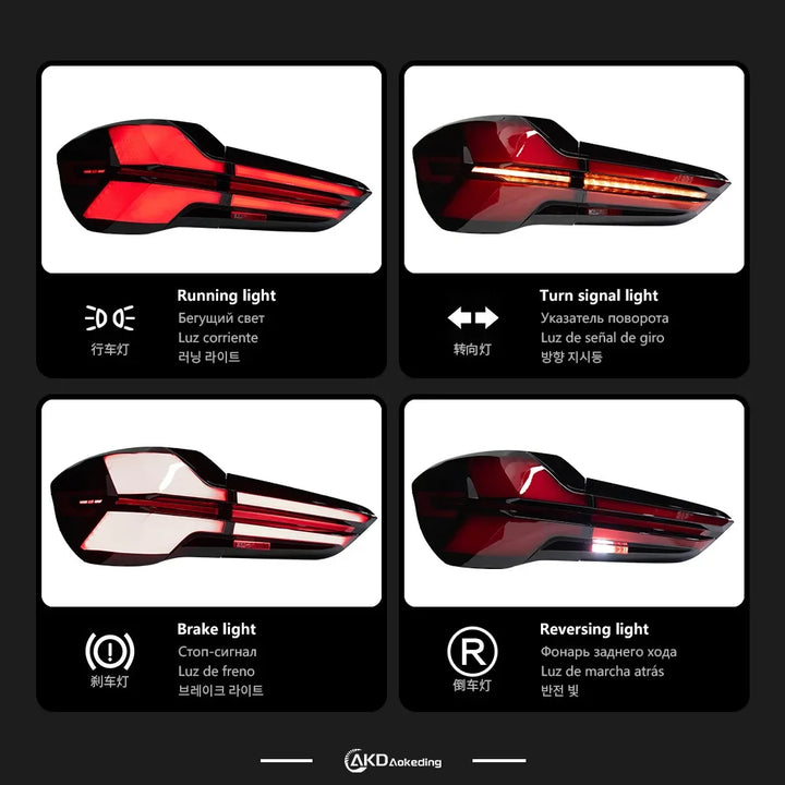 Car DRL LED Tail Light Assemblies For BMW X1 F48 2014-2023 Auto Fog DRL Brake Turn Signal Lamp Plug and Play - AliExpress 34