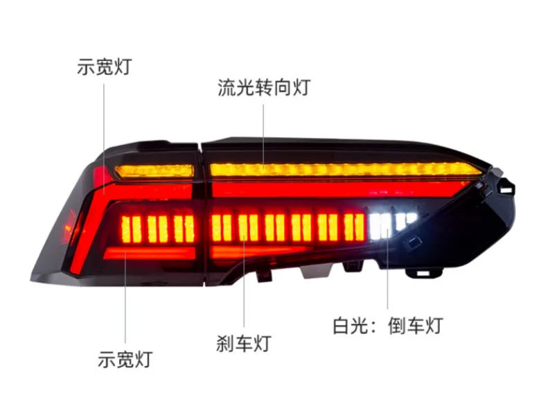 Car Styling Tail lamp light for Toyota RAV4 Tail Lights