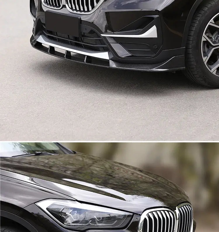 For BMW X1 Body Kit BMW F48 F49 Spoiler Front Lip Side