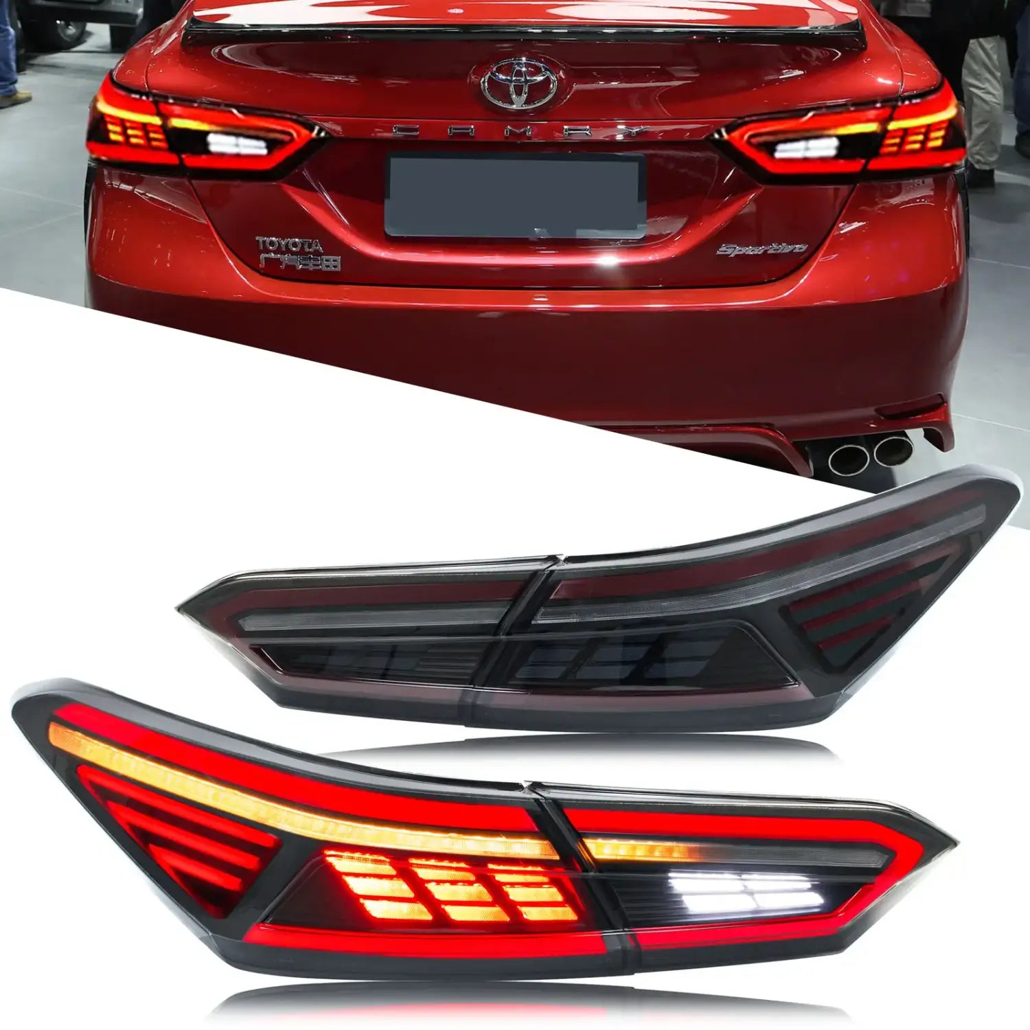 Tail Light Assembly for Toyota Camry SE LE 2018-2023