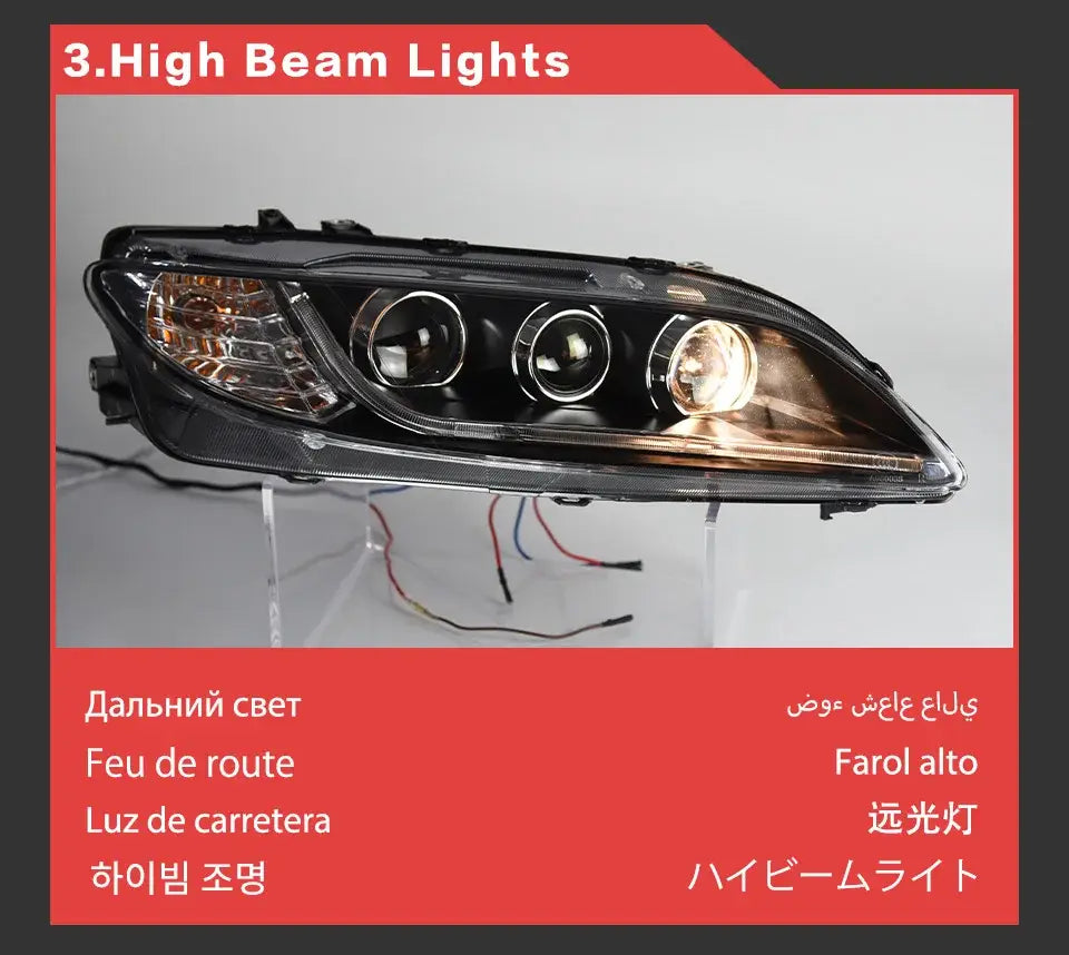 Mazda 6 Headlights 2004-2012 Mazda6 LED Headlight LED DRL