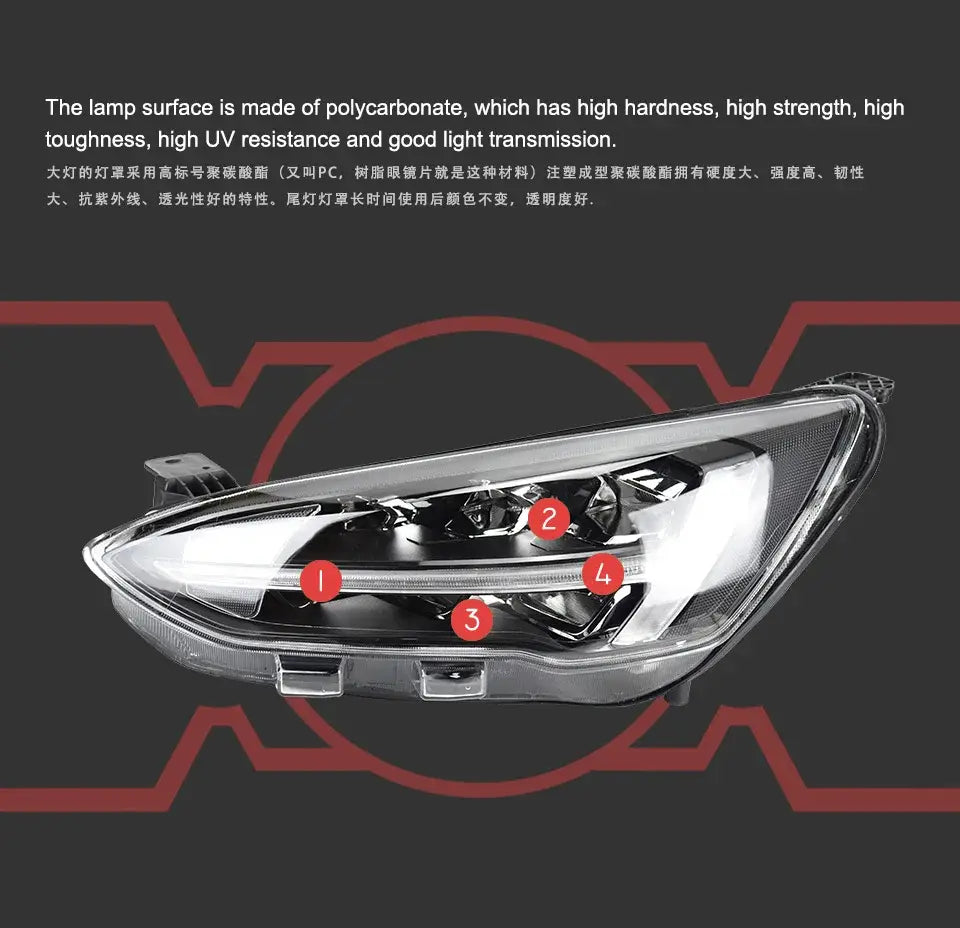 Ford Focus Headlights 2019 New Focus 5 LED Headlight Dynamic