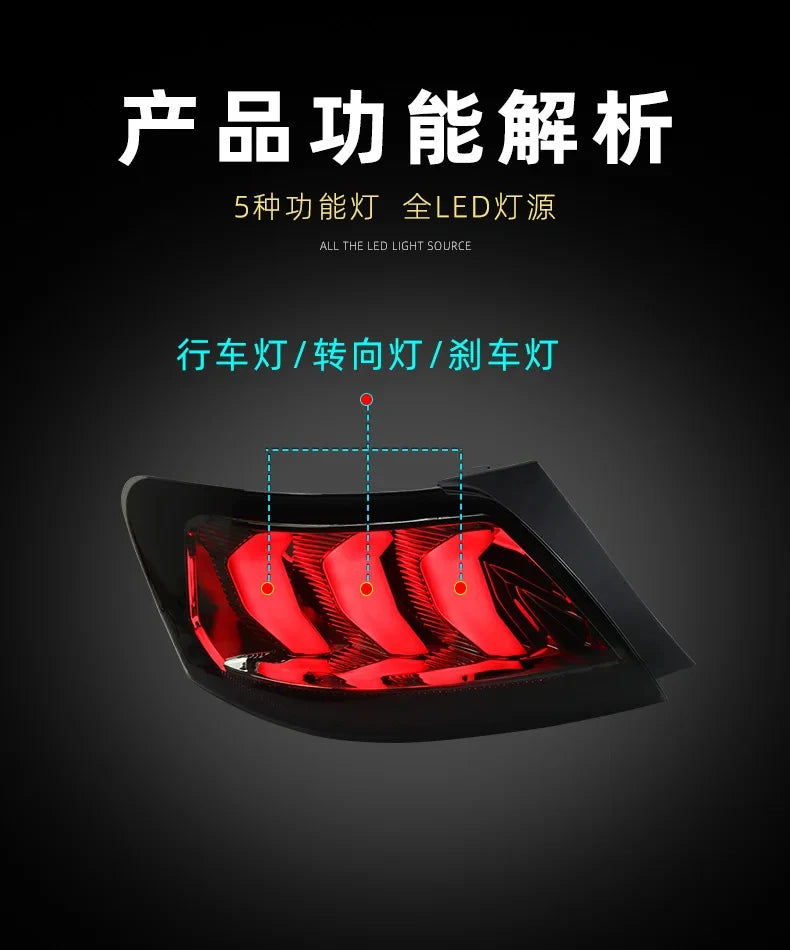 AKD Car Styling Tail Lamp for Toyota Reiz LED Light 2005