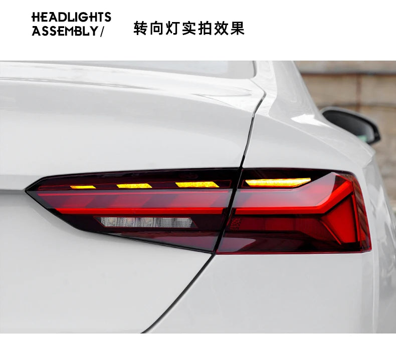 Car Lights for Audi A5 Tail lamp light 2017-2020 S5 LED Tail