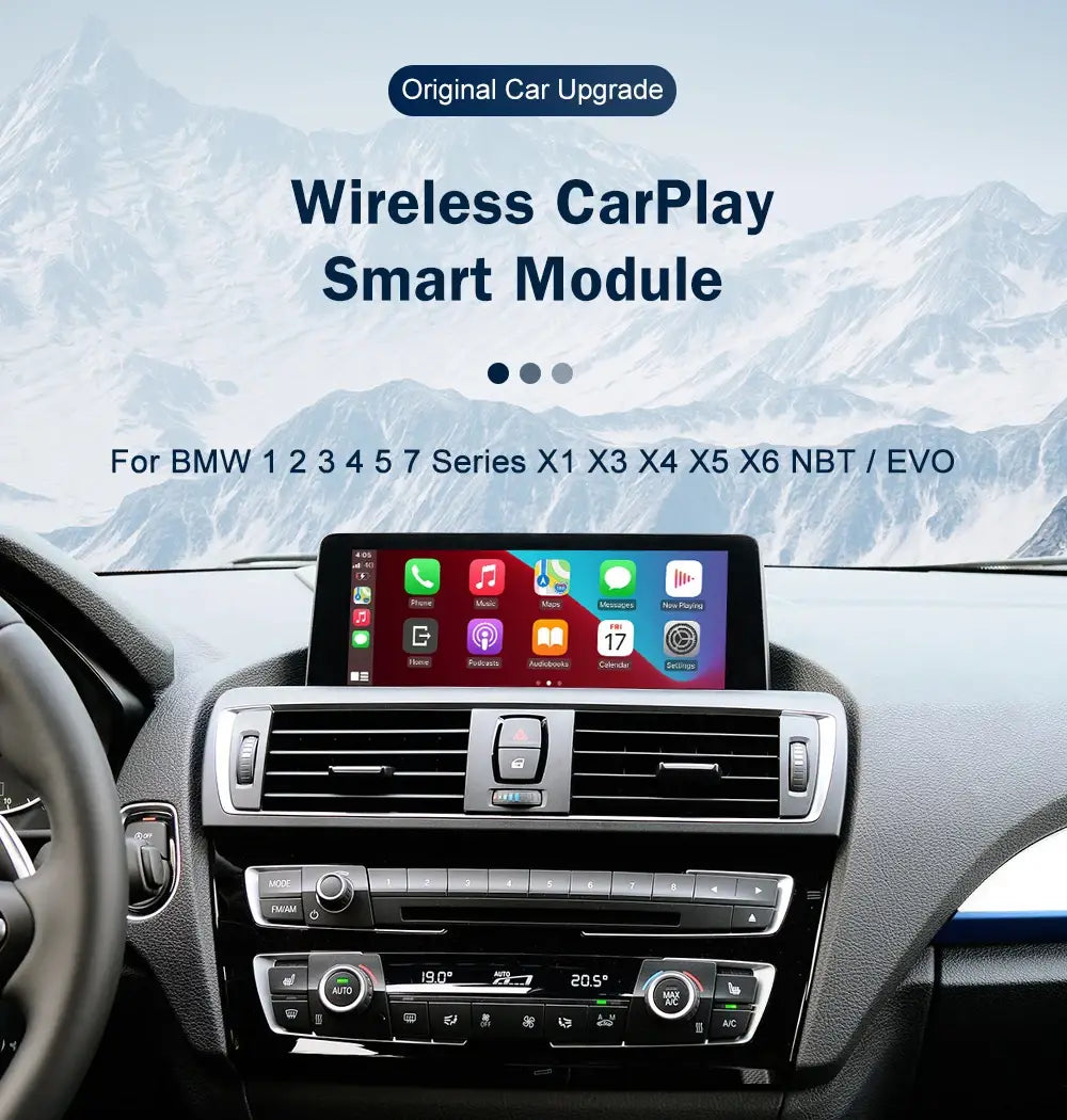 Wireless Android Auto Carplay for BMW NBT 1 2 3 4 5 7