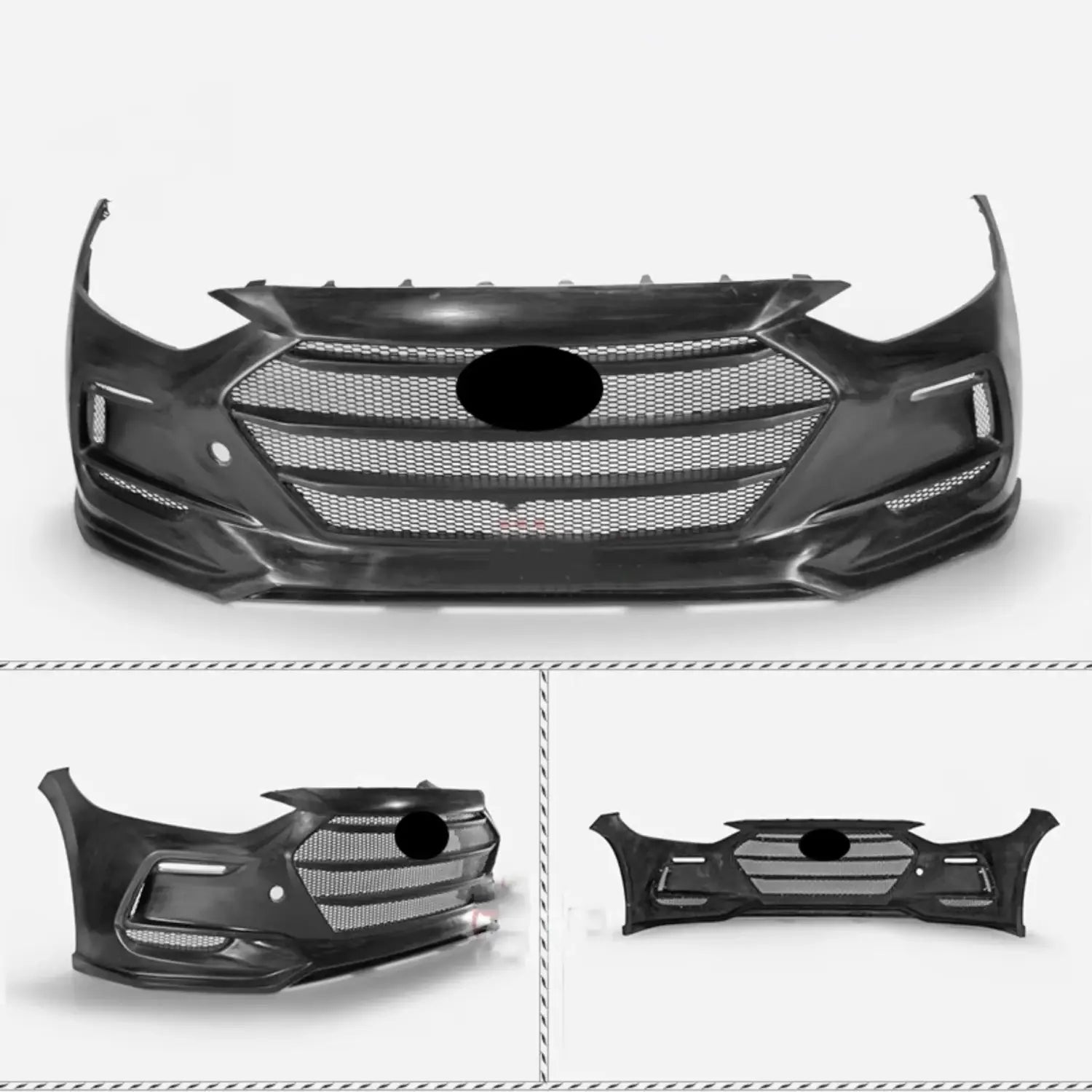 Body Kit Resin Front Bumper Assembly Grille for Hyundai