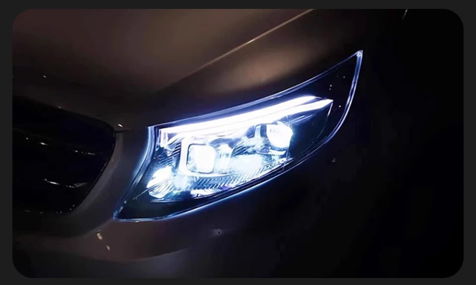Car Styling Head Lamp for Benz Vito Headlights 2016-2023