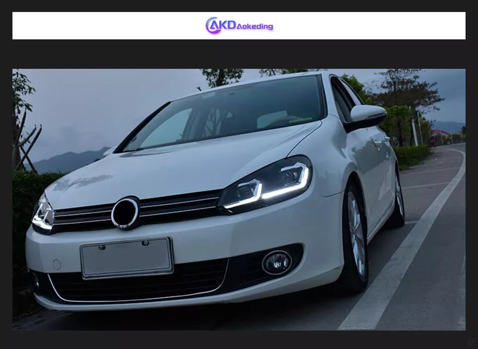 Car Styling Head lamp light for VW Golf 6 Headlights