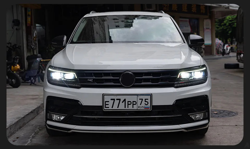 VW Tiguan Headlights 2017-2021 Tiguan LED Headlight DRL Hid